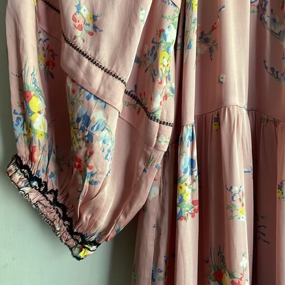 THE GREAT The Sachet Dress Cherry Blossom Floral - Picture 9 of 16